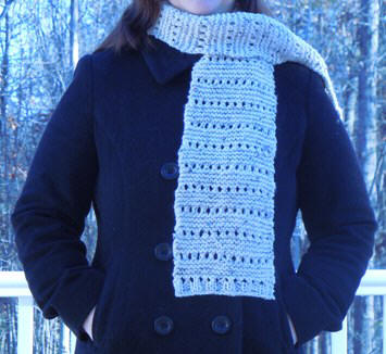lace scarf knitting pattern